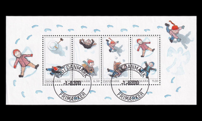 Tanska 1544-7BL37 o Joulu blokki (2009)