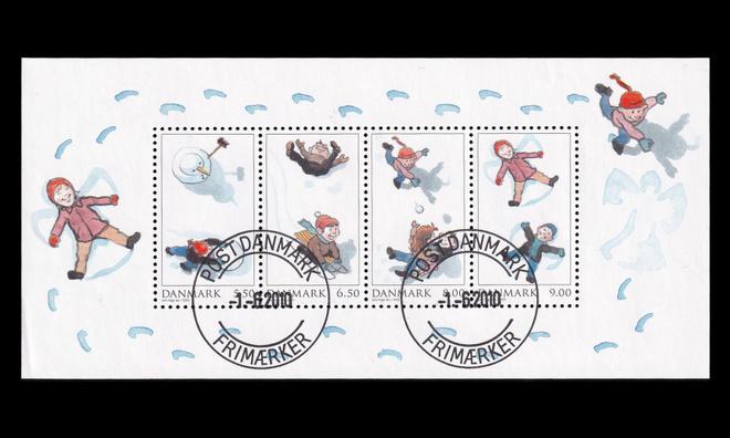 Tanska 1544-7BL37 o Joulu blokki (2009)
