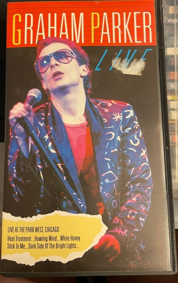 GRAHAM PARKER - Live At The Park West, Chicago VHS kasetti