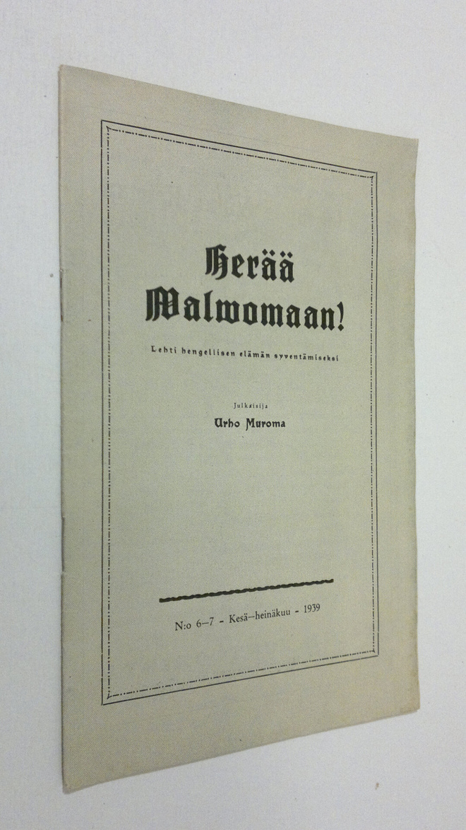 Herää valvomaan! N:o 6-7 1939