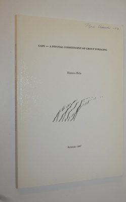 Hannu Rita : Gain - a pivotal constituent of group foragi...