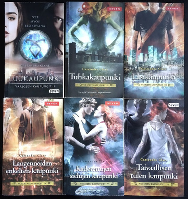 Cassandra Clare: Varjojen kaupungit, kirjat 1-6/6 (Seven)