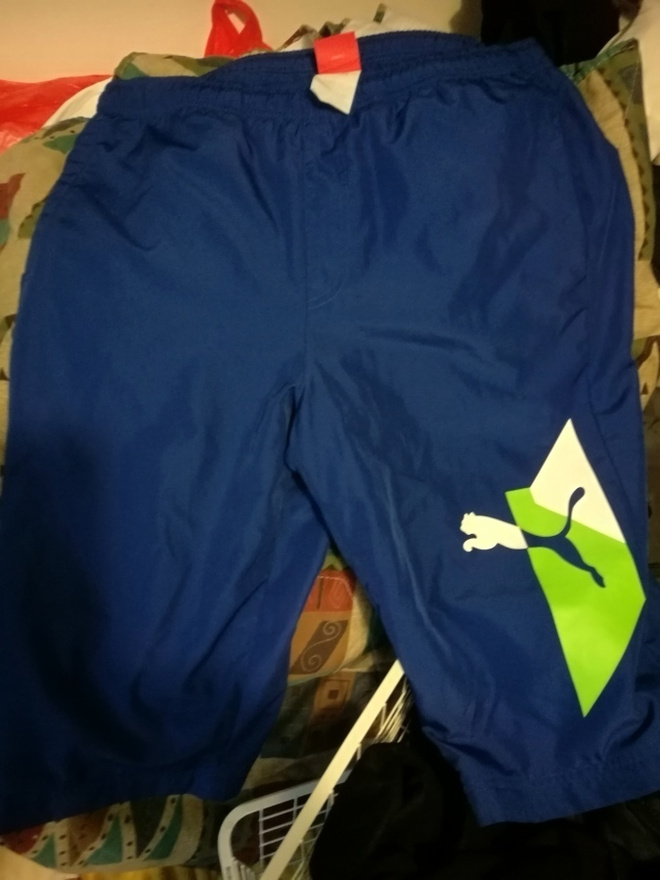 Puma- shostsit- 48/50 (M)sähkönsiniset verkkovuorella+nyörit