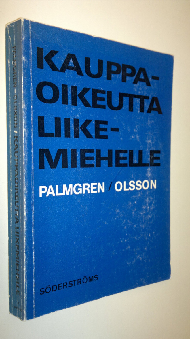 Gunnar Palmgren : Kauppaoikeutta liikemiehille