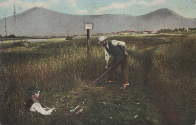 1907 "Jouluinen" kortti Oulusta Turkuun