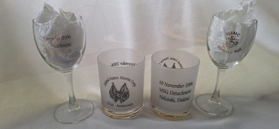 USMC, U.S. Embassy Helsinki, juhlalasit