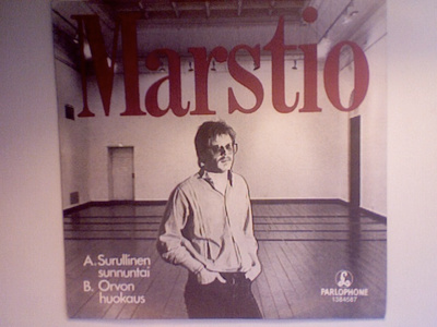 MARSTIO  ::  SURULLINEN SUNNUNTAI  ::  VINYYLI  7"    1985