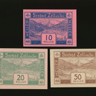 Itävalta Notgeld 10, 20, 50 Heller, Zell am See 1920 - pikkukuva 1