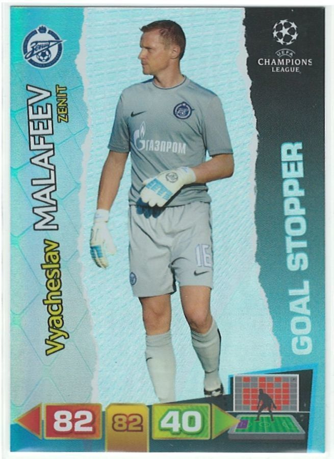 11-12 Adrenalyn Champions League Goal Stopper Malafeev