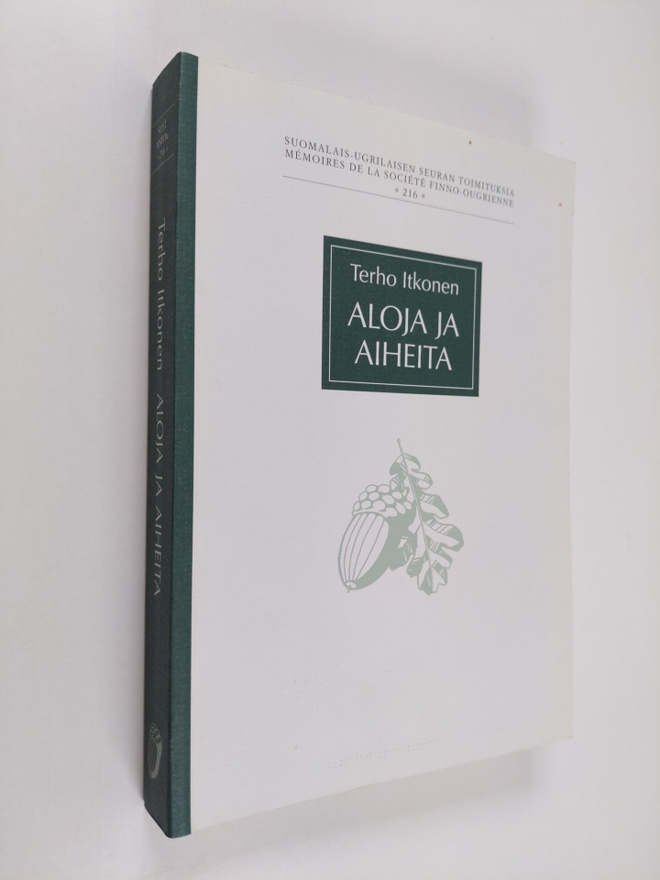 Aloja ja aiheita : valikoima kolmen kymmenluvun tutkielmi...