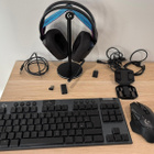 Logitech näppis-, hiiri- ja kuulokesetti tietokoneelle - pikkukuva 1