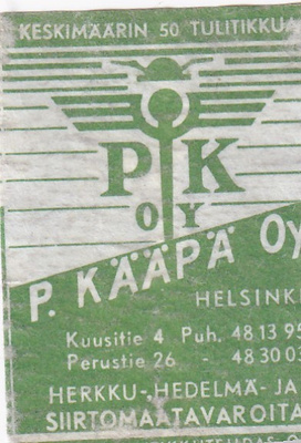 Helsinki,  P. Kääpä Oy  b492