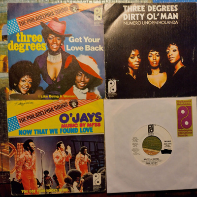 4 kpl Sinkkuja 70/80-luku Soul/Disco mm Three Degrees