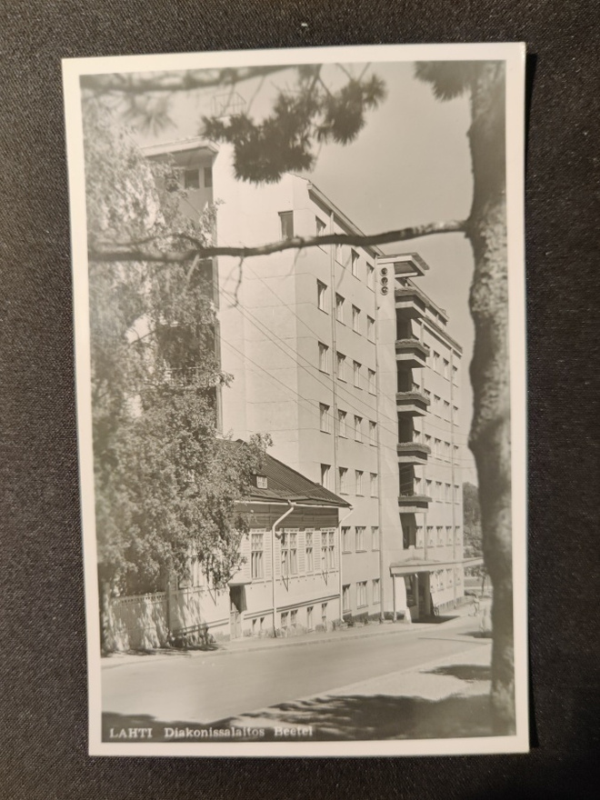 VANHA Postikortti Lahti 1950-l Alkup.Mallikappale