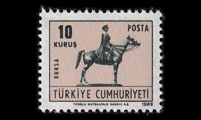 Turkki 2155 ** Merkki onnittelupostikortteihin (1969)