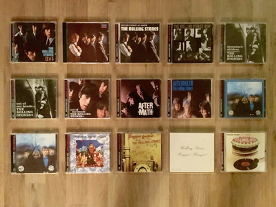 The Rolling Stones : CD -kokoelma, 88 x CD’s