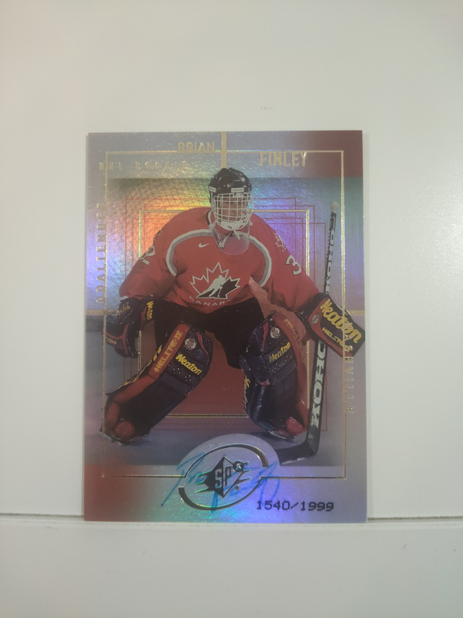 1999-00 SPx #167 Brian Finley 1540/1999