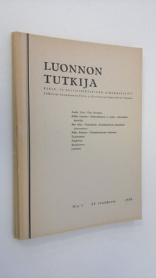 Luonnon tutkija vuosikerta 1959