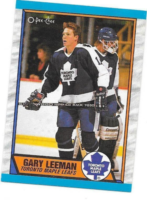1989-90 OPC #22 Gary Leeman Toronto Maple Leafs