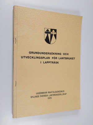 Grundundersökning och utvecklingsplan för landbruket s La...