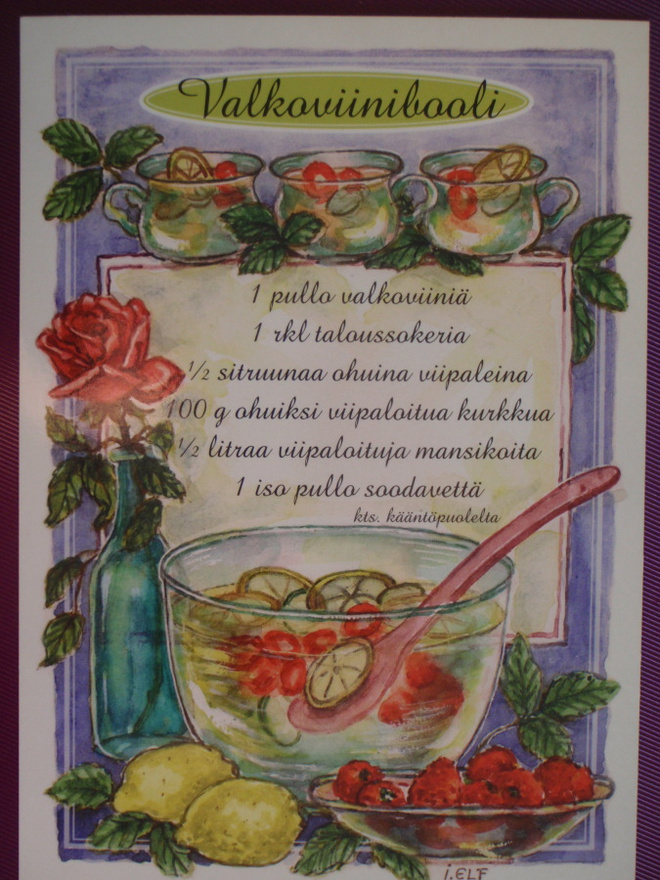 Ingrid Elf resepti valkoviinibooli