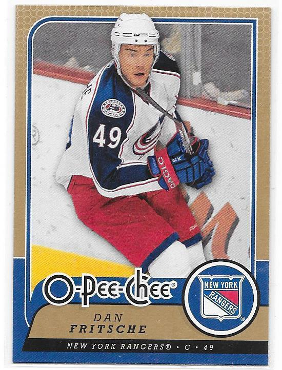2008-09 OPC #273 Dan Fritche New York Rangers