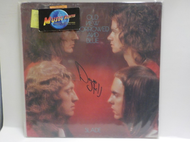 SLADE OLD NEW BORROWED AND BLUE VG++/EX- LP  +HILL NIMMARI!!