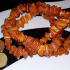 70cm- Meripihka kaulakoru Amber Itämeren meripihka vintage - pikkukuva 2