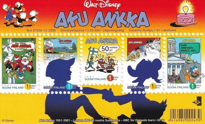 Suomi ** Aku Ankka blokki 2001