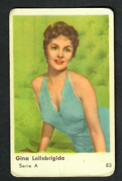 Keräilykuva - Gina Lollobrigida Serie A 83