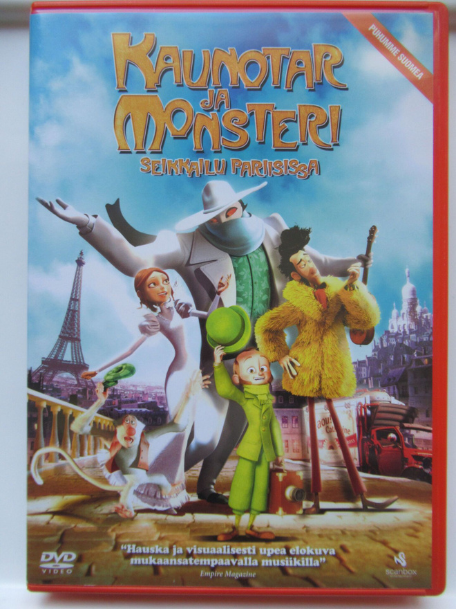 KAUNOTAR JA MONSTERI - SEIKKAILU PARIISISSA DVD