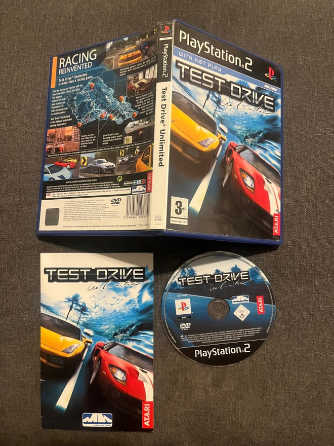Test Drive - Unlimited PS2 (Suomijulkaisu)