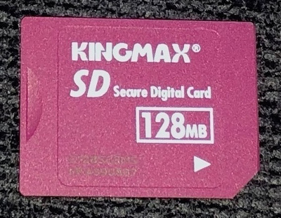 128Mb SD muistikortti