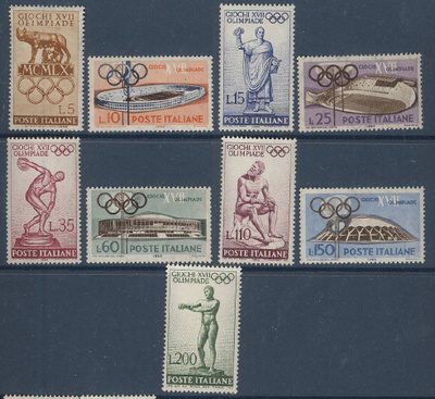 Olympia - Italia Mi 1064-72 ++