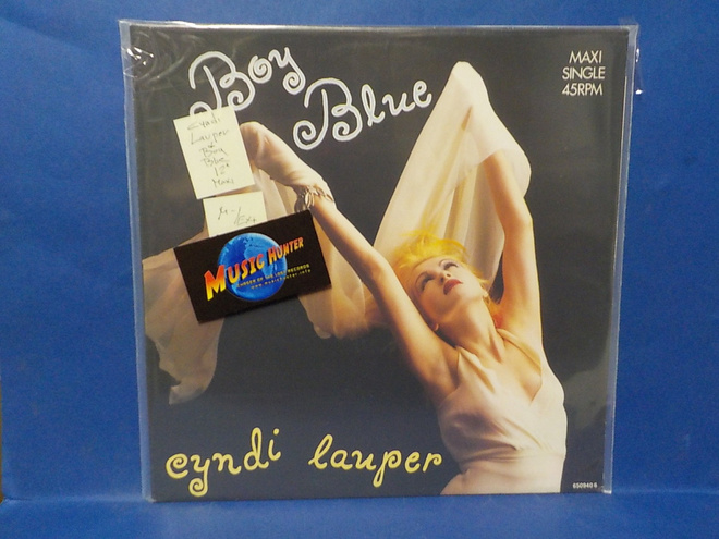 CYNDI LAUPER - BOY BLUE M-/EX+ 12" MAXI LP