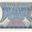 Surinam  5 Gulden 1963 pakkasileä - pikkukuva 1