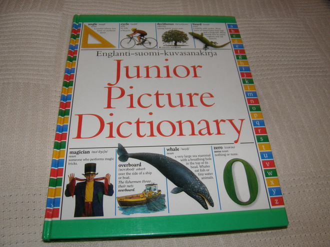 Englanti-suomi-kuvasanakirja  Junior Picture Dictionary