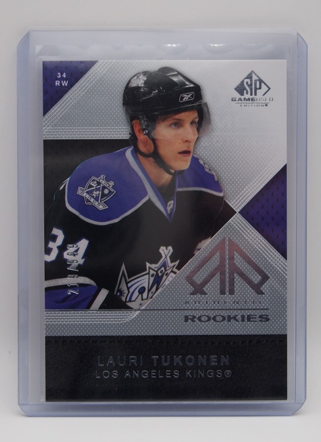 2007-08 Sp game used Lauri Tukonen /999