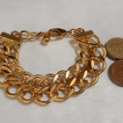 21k kullattu Kanadalainen rannekoru Gold plated - pikkukuva 2
