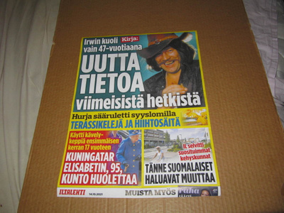 Irwin Goodman Iltalehti Lööppi 14.10.2021 GREAT!