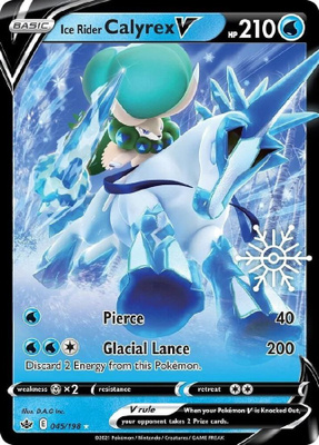 Ice Rider Calyrex V 045/198 - Chilling Reign (Calendar)