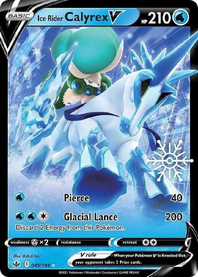 Ice Rider Calyrex V 045/198 - Chilling Reign (Calendar)