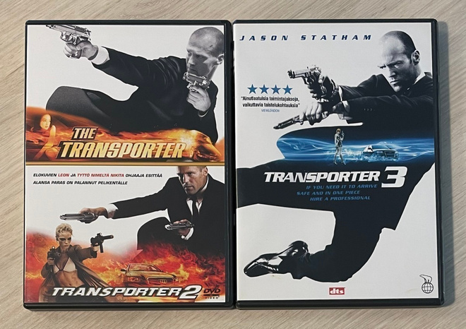 Luc Besson: TRANSPORTER 1-3 (3DVD) Jason Statham