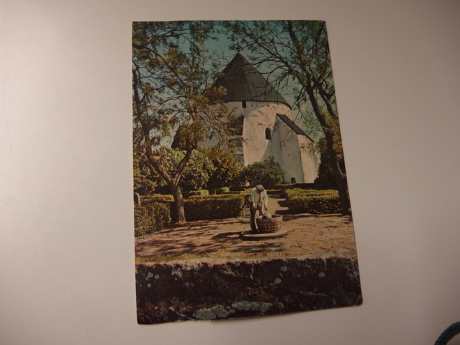 Kulkematon postikortti ,  Osterlars kirke , Bornholm