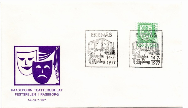 Ekänäs:; Teatterijuhlat (erikoisleima 14.7.1977)