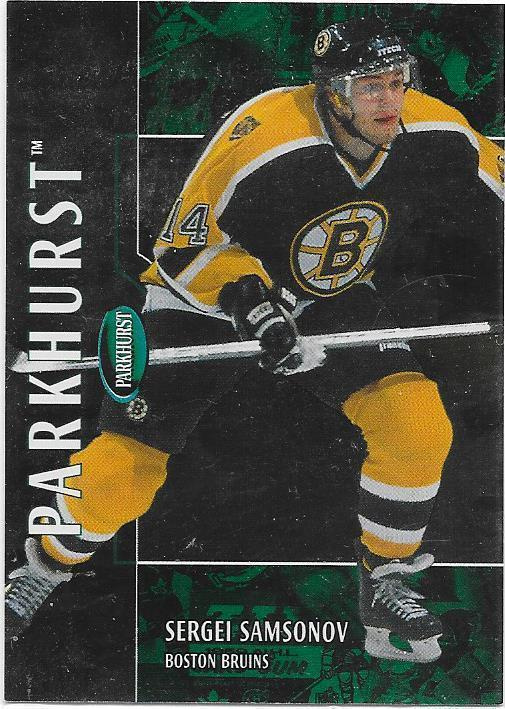 2002-03 Parkhurst #132 Sergei Samsonov Boston Bruins