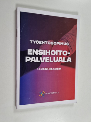 Työehtosopimus ensihoitopalveluala 1.5.2022-30.4.2024