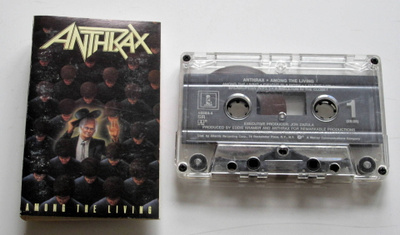 ANTHRAX Among the Living 1987 C-KASETTI