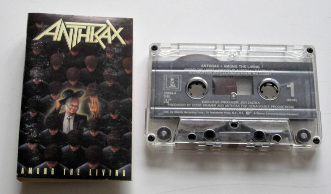 ANTHRAX Among the Living 1987 C-KASETTI