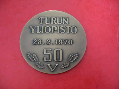 Turun Yliopisto 50 vuotta - mitali